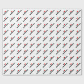 PAPIER CADEAU J'AIME LE MINNESOTA (Plat)