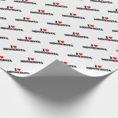 PAPIER CADEAU J'AIME LE MINNESOTA (Coin)