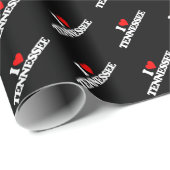 PAPIER CADEAU J'AIME LE TENNESSEE (Coin rond)