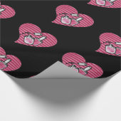 Papier Cadeau J'aime le vernis à ongles (Coin)