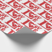 Papier Cadeau J'aime les chevaux (Coin)