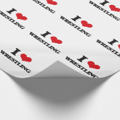 Papier Cadeau J'aime lutter (Coin)