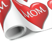 PAPIER CADEAU J'AIME MÈRE (Coin rond)