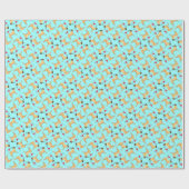 Papier Cadeau J'aime mon Akita (Plat)