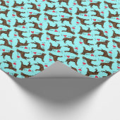 Papier Cadeau J'aime mon American Water Spaniel (Coin)