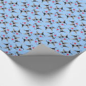 Papier Cadeau J'aime mon bluetick Coonhound (Coin)