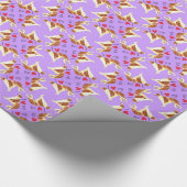 Papier Cadeau J'aime mon Borzoi (Coin)