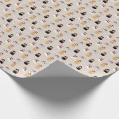 Papier Cadeau J'aime mon chat (Coin)