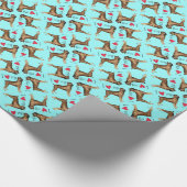 Papier Cadeau J'aime mon corso de canne (Coin)