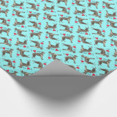 Papier Cadeau J'aime mon Deerhound écossais (Coin)