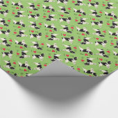 Papier Cadeau J'aime mon épagneul de springer anglais (Coin)