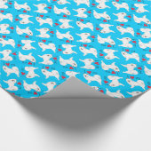 Papier Cadeau J'aime mon Eskie (Coin)