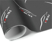 Papier Cadeau J'aime mon FR-S (Coin rond)