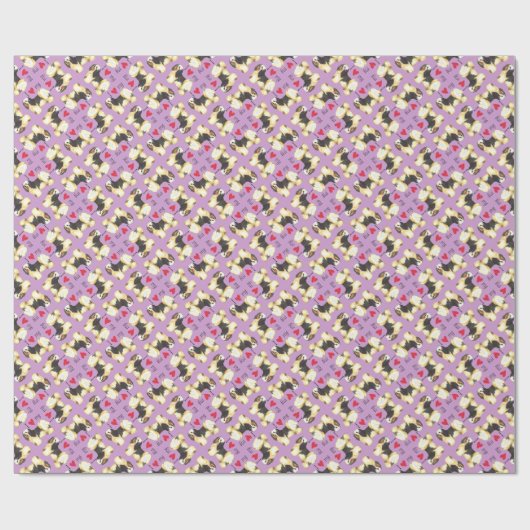 Papier Cadeau J'aime mon Havanese (Plat)