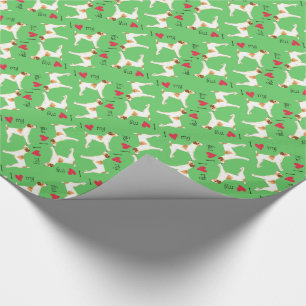 Papier Cadeau J'aime mon Jack Russell Terrier