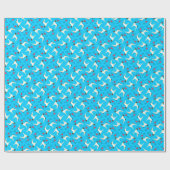 Papier Cadeau J'aime mon jouet Fox Terrier (Plat)