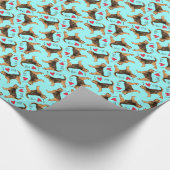 Papier Cadeau J'aime mon Otterhound (Coin)