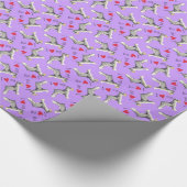 Papier Cadeau J'aime mon Schnauzer miniature (Coin)