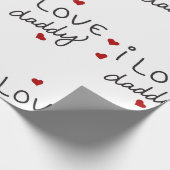 Papier Cadeau J'aime papa (Coin)