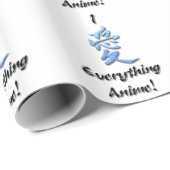 Papier Cadeau J'AIME tout Anime (Coin rond)