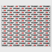 Papier Cadeau J'aime Trump (Plat)