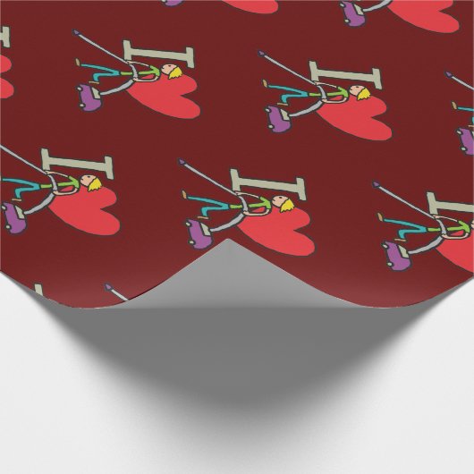 Papier Cadeau J'Aime Vacuumer (Coin)