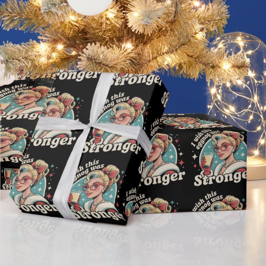 Papier Cadeau J'Aimerais Que Ce Jeu Soit Plus Fort Noël De Famil (Vacances)