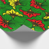 Papier Cadeau Jamaïcaine Rasta Colors Mariage des Caraïbes (Coin)