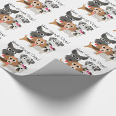 Papier Cadeau Jamais Assez De Chiens (Coin)