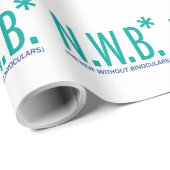 Papier Cadeau Jamais sans jumelles (Coin rond)