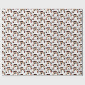 Papier Cadeau Jambes Art déco femmes Greyhound Whippet Chien R (Plat)
