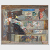 Papier Cadeau James Ensor Skeleton (Plat)
