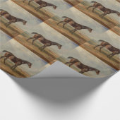Papier Cadeau James Ward - Dr. Syntax, un cheval de course bai (Coin)