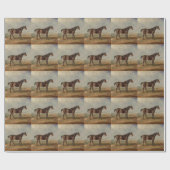 Papier Cadeau James Ward - Dr. Syntax, un cheval de course bai (Plat)