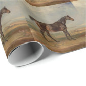 Papier Cadeau James Ward - Dr. Syntax, un cheval de course bai (Coin rond)