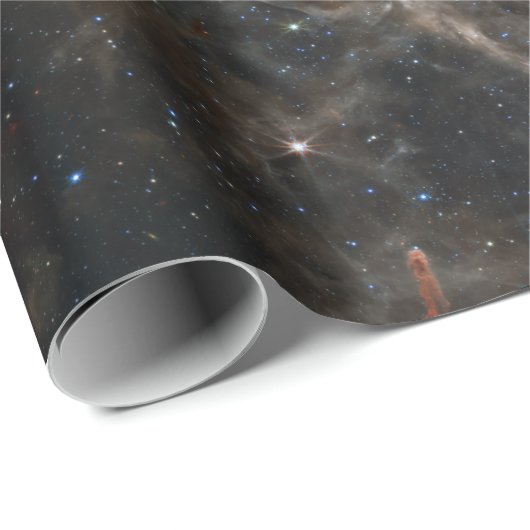 Papier Cadeau James Webb Tarantula Nebula Hi-Res Image 2022 (Coin rond)