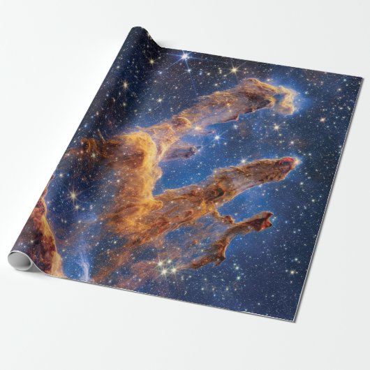 Papier Cadeau James Webb Telescope Piliers de création (Déroulé)