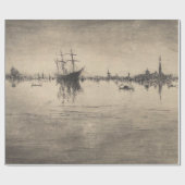 Papier Cadeau James Whistler - Nocturne, de Venise (Plat)