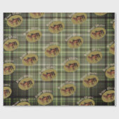 Papier Cadeau jamie and poppy green plaid (Plat)