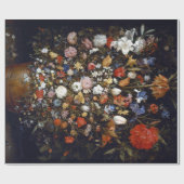 Papier Cadeau Jan Brueghel, l'aîné des fleurs dans un bateau en (Plat)