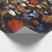 Papier Cadeau Jan Brueghel, l'aîné des fleurs dans un bateau en (Coin)