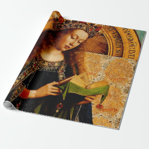 Papier Cadeau Jan van Eyck - Vierge Marie Collection d'art fin