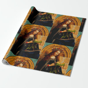 Papier Cadeau Jan van Eyck - Vierge Marie Collection d'art fin