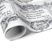 Papier Cadeau Jane Austen : Boule de domaine de Pemberley (Coin rond)