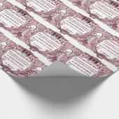 Papier Cadeau Jane Austen : Invitation de boule de Netherfield (Coin)