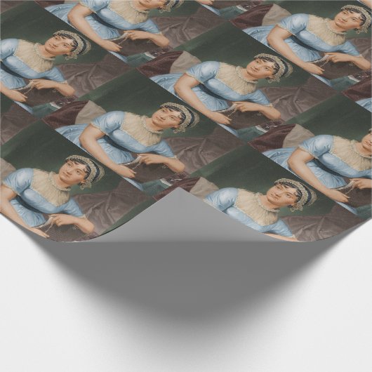 Papier Cadeau Jane Austen portrait (Coin)