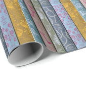 Papier Cadeau Jane Austen 's Novels (Coin rond)