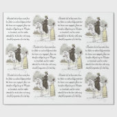 Papier Cadeau Jane on Horseback - Jane Austen Pride & Prejudice (Plat)