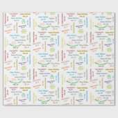 Papier Cadeau Janvier, 23 Anniversaire Cadeau Papier (Plat)