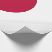 Papier Cadeau Japon - Drapeau japonais - Hinomaru (Coin)